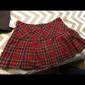 Royal Bone plaid skirt